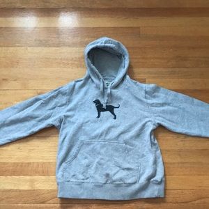 Classic Black dog hoodie